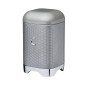 Lovello Textured Coffee Tin Canister - Shadow Grey