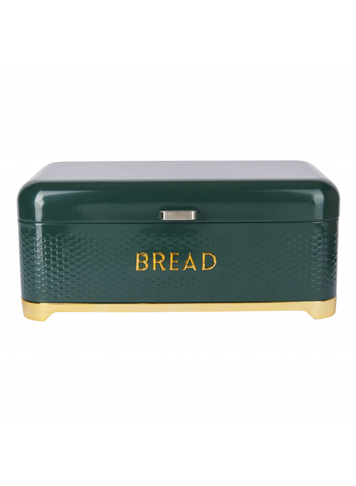 Lovello Hunter Green Textured Large Bread Bin