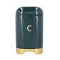 Lovello Hunter Green Textured Coffee Canister