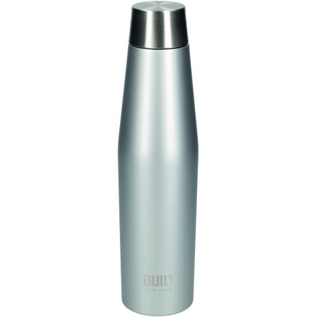Built Perfect Seal 540ml Silver Hydration Bottle