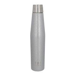 BUILT Apex 540ml Insulated Water Bottle - Silver Glitter