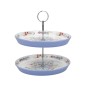 London Pottery Viscri Meadow Ceramic Two-Tier Cake Stand