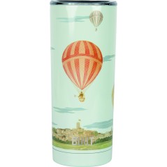 Built V&A 590ml Double Walled Stainless Steel Travel Mug Hot Air Balloon