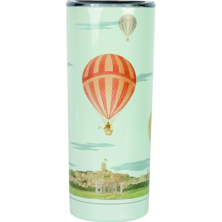 Built V&A 590ml Double Walled Stainless Steel Travel Mug Hot Air Balloon