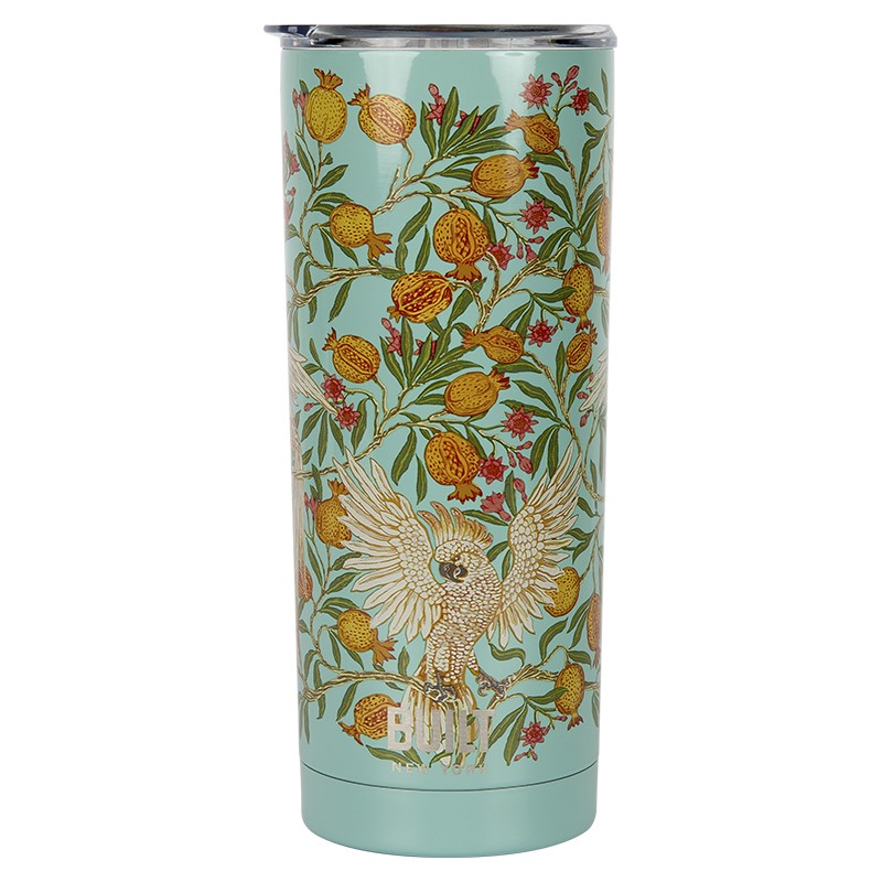 Built V&A 590ml Double Walled Stainless Steel Travel Mug Cockatoo