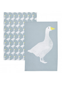 KitchenCraft Set of 2 Goose Tea Towels