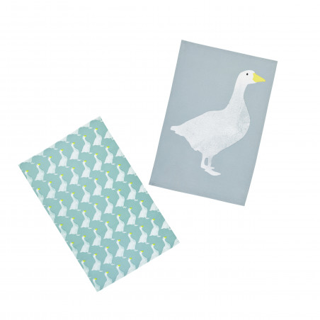 KitchenCraft Set of 2 Goose Tea Towels