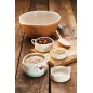 Apple Farm Set of Four Stoneware Measuring Cups