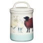 Apple Farm Sheep Coffee Canister Stoneware