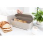 Lovello Latte Cream Textured Large Bread Bin