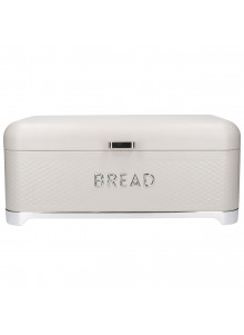 Lovello Latte Cream Textured Large Bread Bin