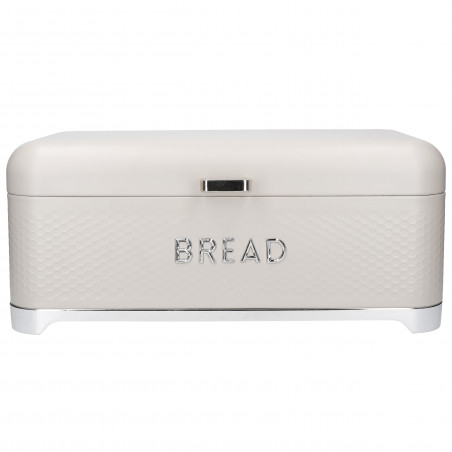 Lovello Latte Cream Textured Large Bread Bin