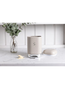 Lovello Latte Cream Textured Sugar Canister