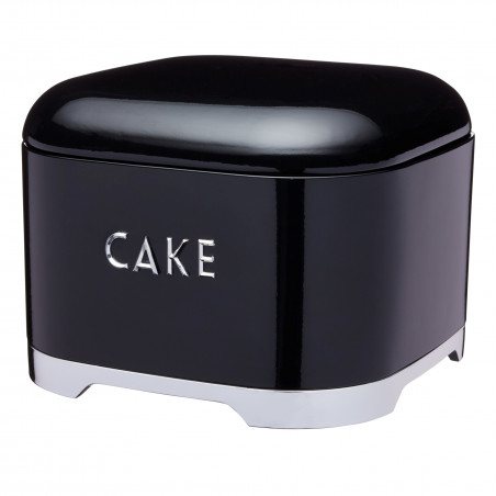 Lovello Steel Cake Tin - Midnight Black