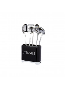 Lovello Utensil Holder - Midnight Black