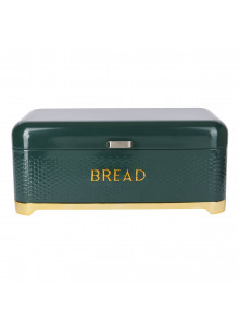 Lovello Hunter Green Textured Large Bread Bin