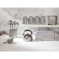 Lovello Textured Bread Bin - Shadow Grey