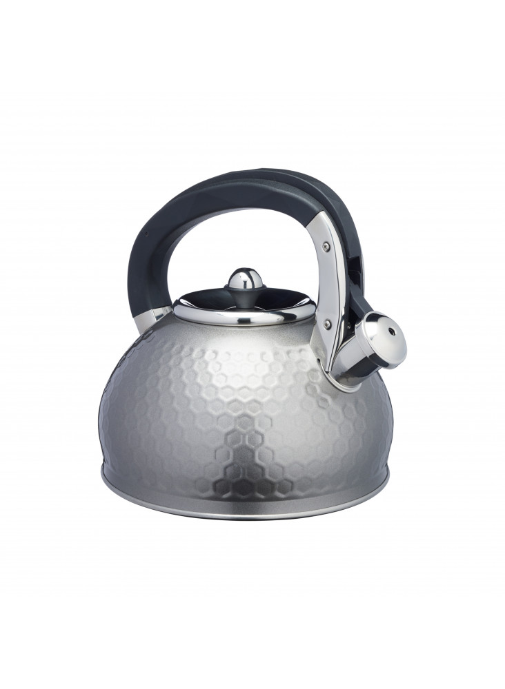 Lovello Textured Stove Top Kettle - Shadow Grey