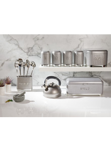 Lovello Textured Utensil Holder - Shadow Grey