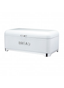 Lovello Textured Bread Bin - Ice White