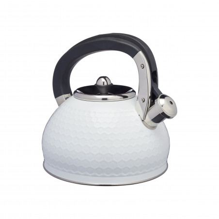 Lovello Textured Stove Top Kettle - Ice White