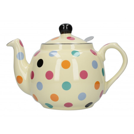 London Pottery Farmhouse 4-Cup Teapot Multi Spot