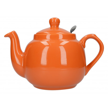 London Pottery Farmhouse 4 Cup Teapot Orange