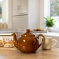 London Pottery Farmhouse 4-Cup Teapot Rockingham Brown