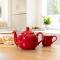 London Pottery Farmhouse 4 Cup Teapot Red