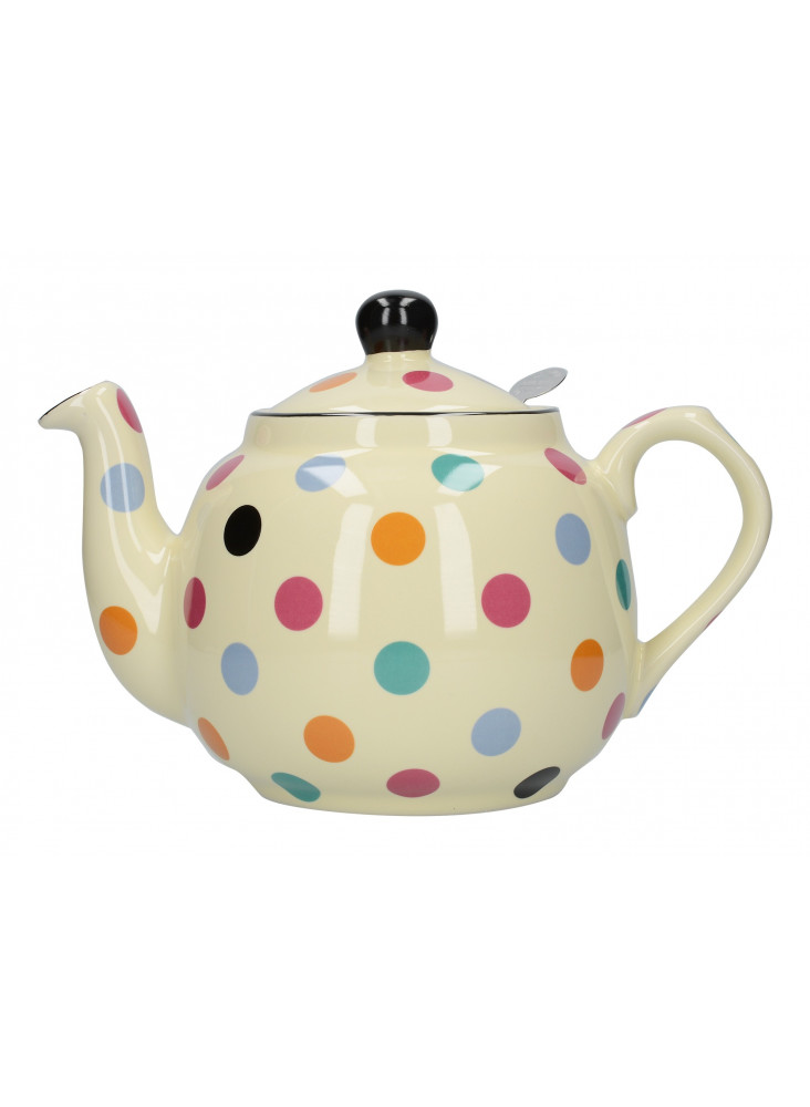 London Pottery Farmhouse 4-Cup Teapot Multi Spot