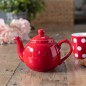 London Pottery Farmhouse 2-Cup Teapot Red