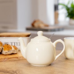 London Pottery Farmhouse 2-Cup Teapot Ivory