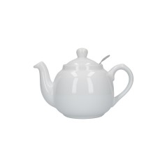 London Pottery Farmhouse 2-Cup Teapot White